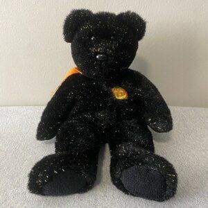 Vintage Ty Beanie Buddies Collection Haunt The Halloween Bear Plush 14" 2002